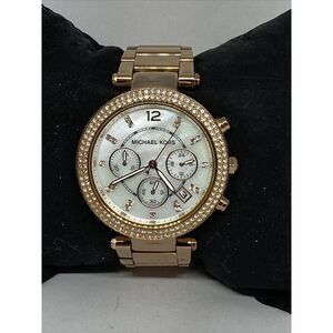 Michael Kors Parker MK5491 Womens Stainless Steel Analog Dial Quartz Watch UC682